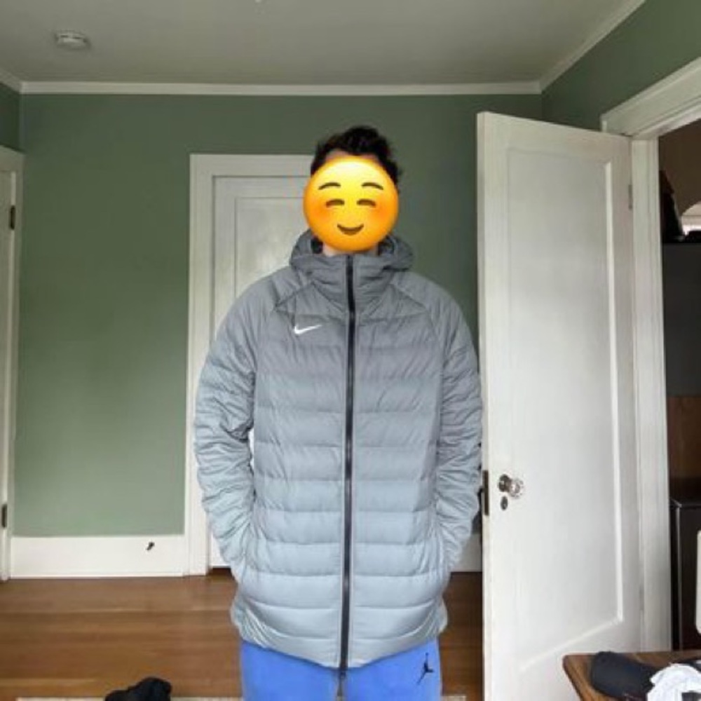 Nike Hooded Puffer Down Jacket (Size Large-Tall)
